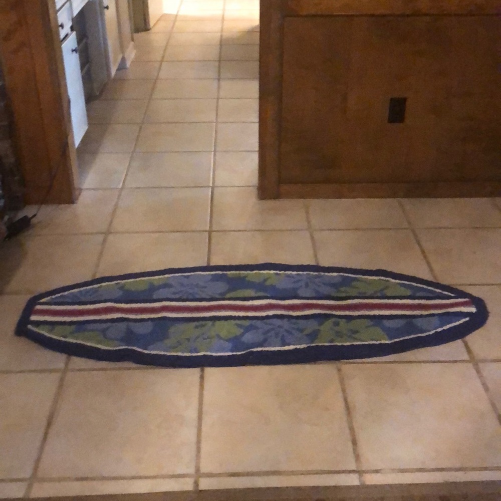 Surfboard rug